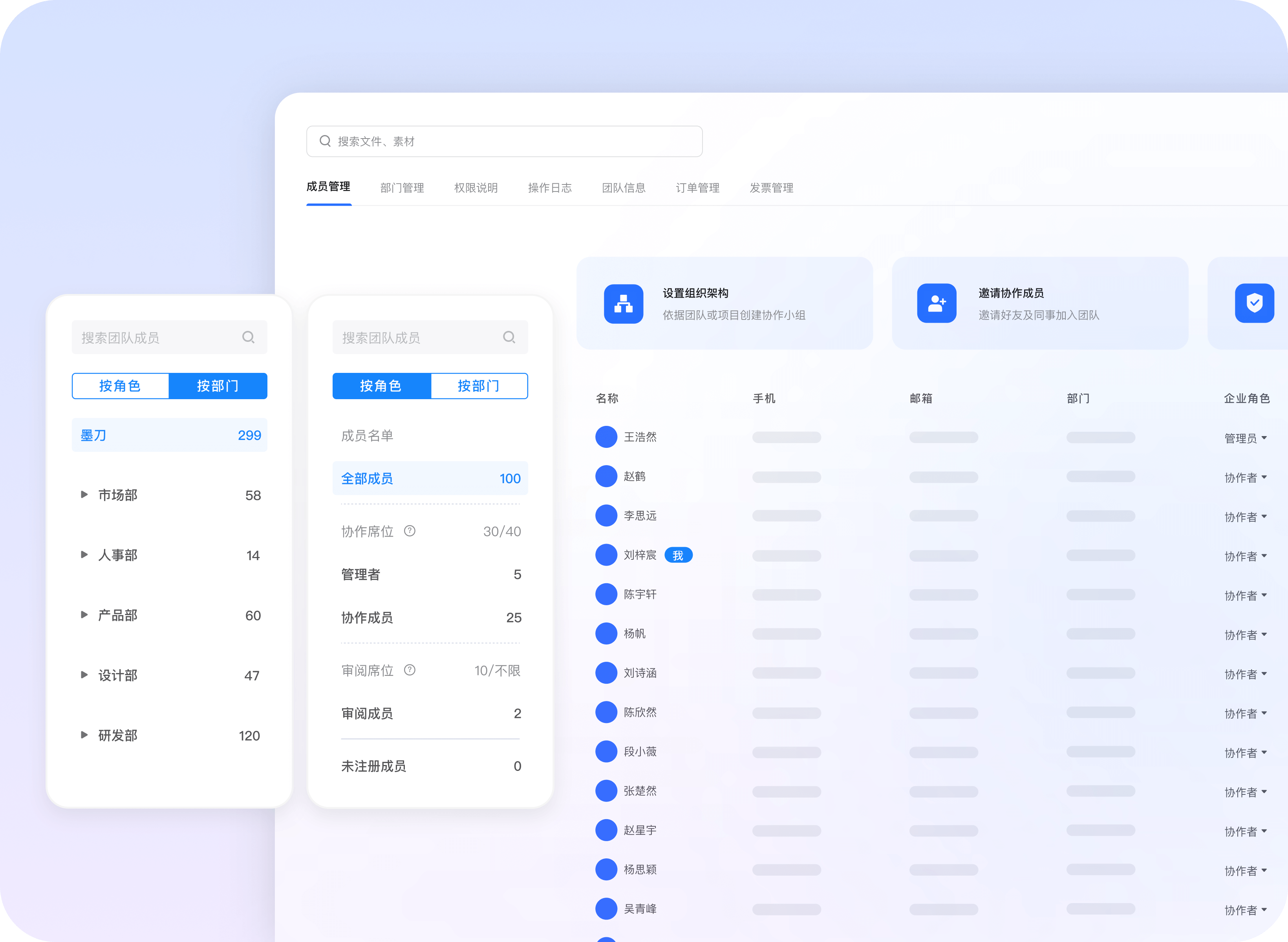 多级权限与灵活管理